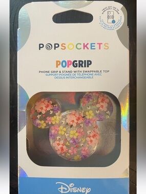 PopSocket PopGrip Disney Floral Mouse Pink Phone Grip & Stand